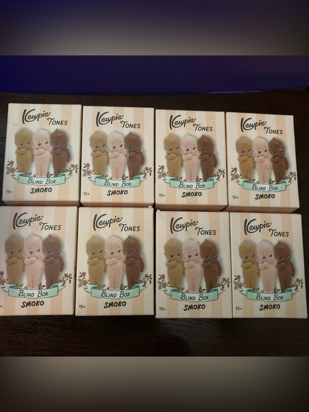 NEW SMOKO Lot of Eight (8) Kewpie Tones Blind Boxes Diverse Skin Tones